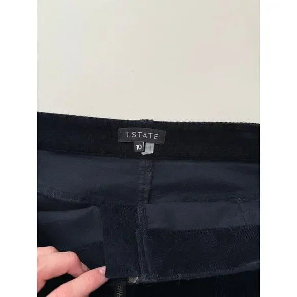Revolve 1 State navy corduroy mini skirt - size 10 - Picture 6 of 6